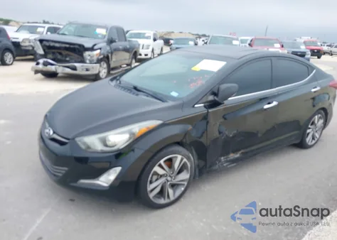 2014 Hyundai Elantra Limited z USA, uszkodzony, nr VIN 5NPDH4AE2EH483044